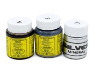 Минеральное серебро по камню и дереву (Комплект из 3-х компонентов) Минеральное серебро по камню и дереву (Комплект из 3-х компонентов)