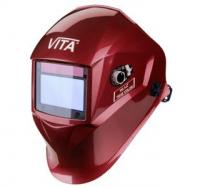 Сварочная маска VITA TIG 3-A TrueColor (цвет металлические соты красные)